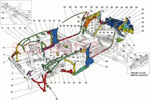 Part Diagram for Ferrari 253872