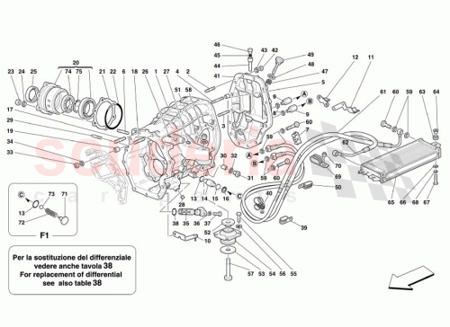 Part Diagram for Ferrari 186087