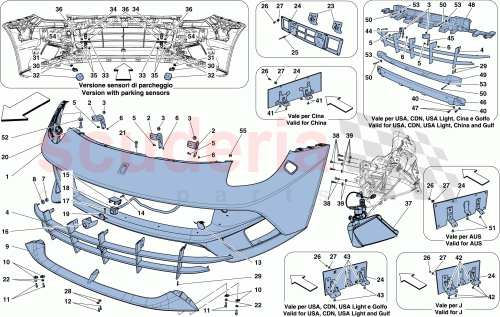 Part Diagram for Ferrari 84857500