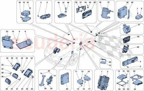 Part Diagram for Ferrari 311387