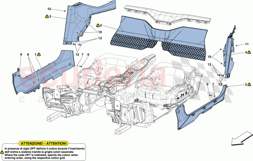 Part Diagram for Ferrari 860293