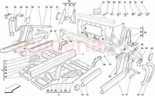 Part Diagram for Ferrari 69326511