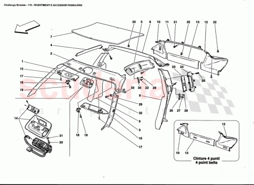 Part Diagram for Ferrari 677756