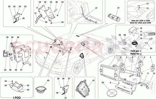 Part Diagram for Ferrari 221560