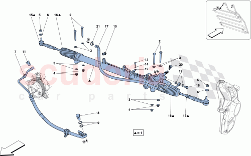 Part Diagram for Ferrari 323250