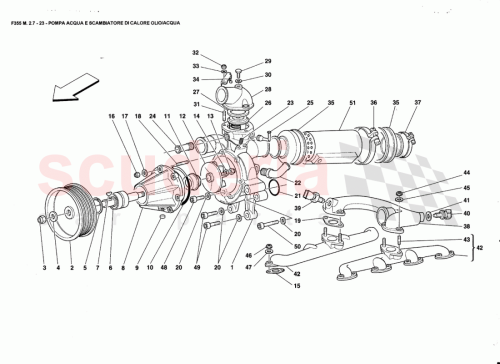 Part Diagram for Ferrari 163875