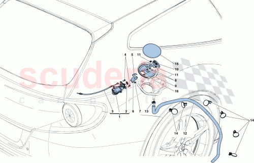 Part Diagram for Ferrari 84046900