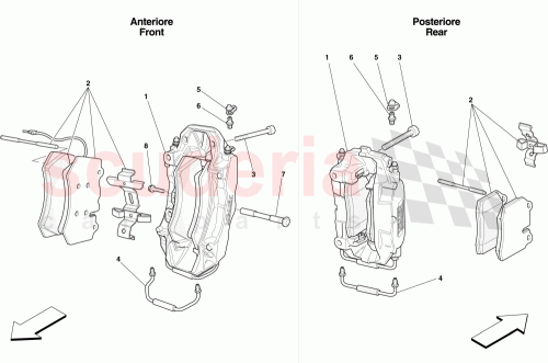 Part Diagram for Ferrari 234483