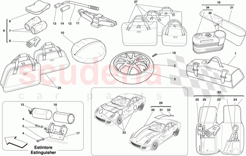 Part Diagram for Ferrari 83170300