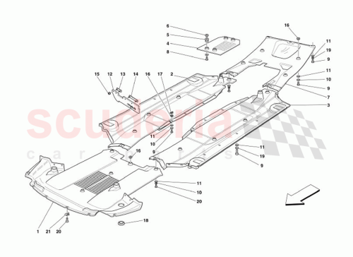 Part Diagram for Ferrari 65774200