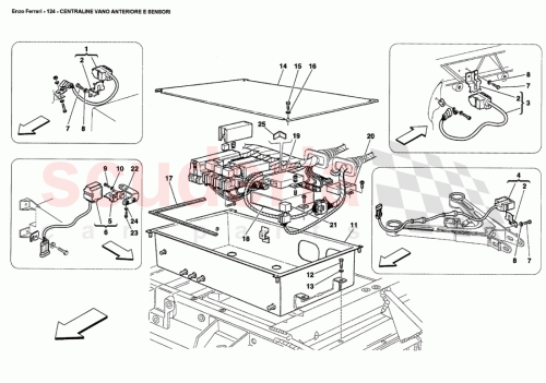 Part Diagram for Ferrari 155437
