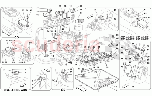Part Diagram for Ferrari 175664