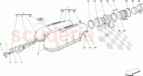 Part Diagram for Ferrari 201570