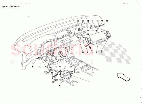 Part Diagram for Ferrari 63941600