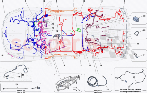 Part Diagram for Ferrari 301533