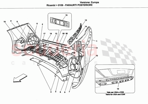 Part Diagram for Ferrari 250996