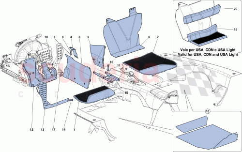 Part Diagram for Ferrari 85216200