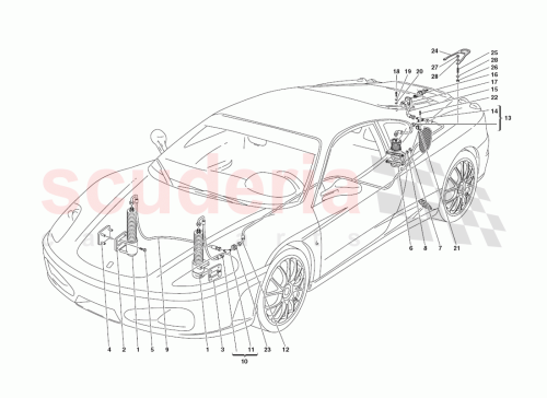 Part Diagram for Ferrari 12601277