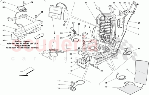 Part Diagram for Ferrari 68452600