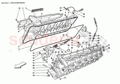 Part Diagram for Ferrari 198020