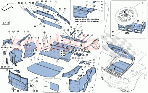 Part Diagram for Ferrari 87337800