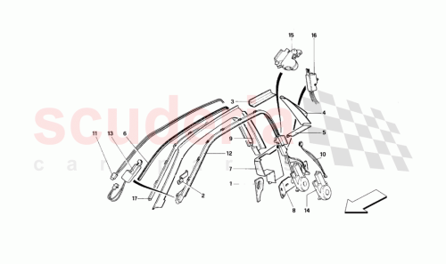 Part Diagram for Ferrari 61561100