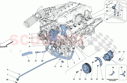 Part Diagram for Ferrari 13046224