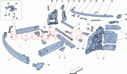 Part Diagram for Ferrari 307740