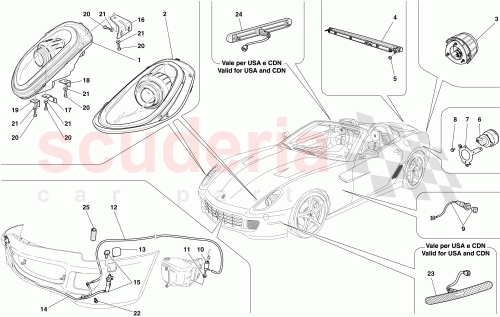 Part Diagram for Ferrari 67588000