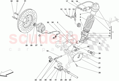 Part Diagram for Ferrari 256954