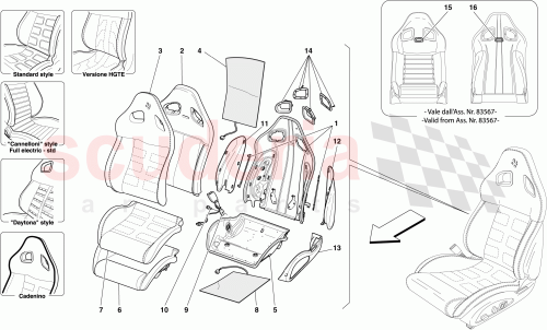 Part Diagram for Ferrari 69779100