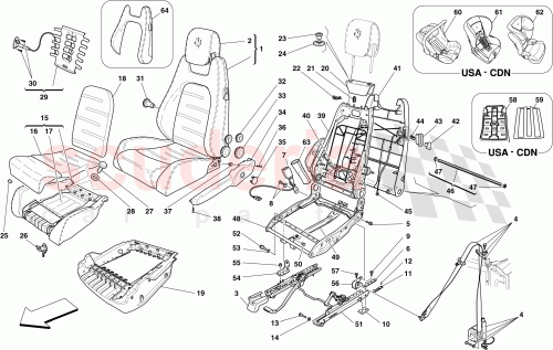 Part Diagram for Ferrari 66324900