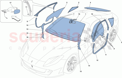 Part Diagram for Ferrari 87765100