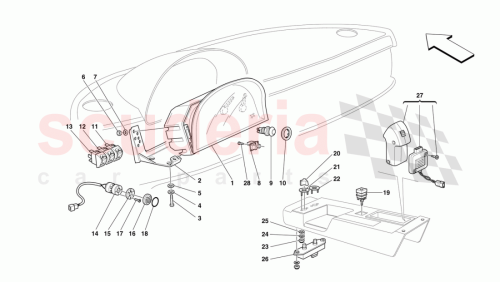 Part Diagram for Ferrari 165264