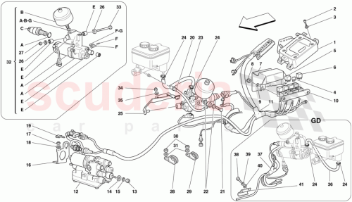 Part Diagram for Ferrari 157749