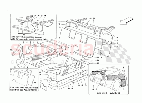Part Diagram for Ferrari 62806700