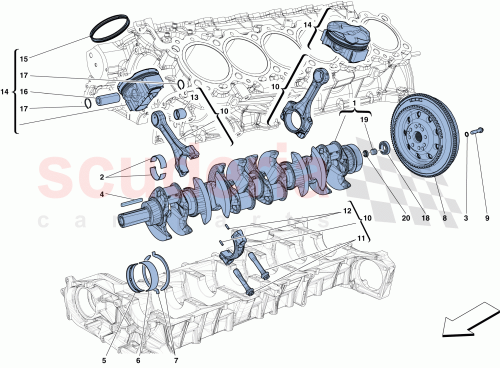 Part Diagram for Ferrari 323539
