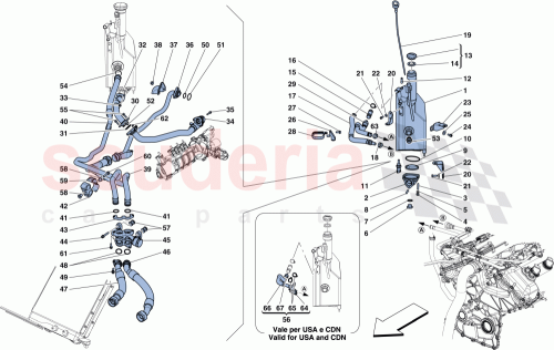 Part Diagram for Ferrari 14454481