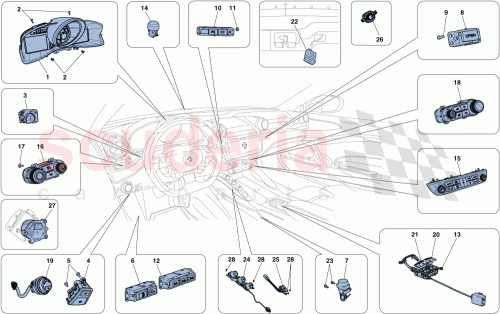 Part Diagram for Ferrari 339970