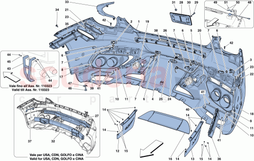 Part Diagram for Ferrari 82283100