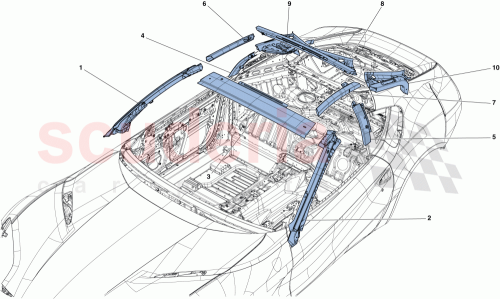 Part Diagram for Ferrari 88152000