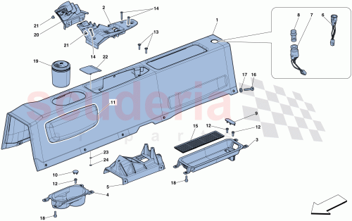 Part Diagram for Ferrari 86272300
