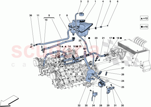 Part Diagram for Ferrari 296778