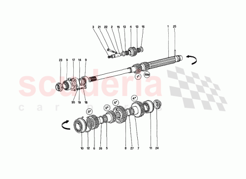 Part Diagram for Ferrari 122128