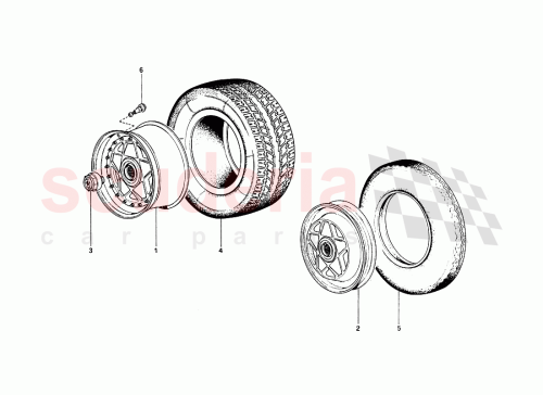Part Diagram for Ferrari 124245