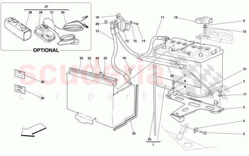 Part Diagram for Ferrari 179906
