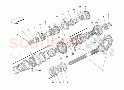Part Diagram for Ferrari 207261