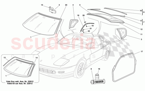 Part Diagram for Ferrari 65665000