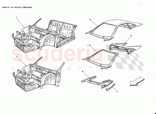 Part Diagram for Ferrari 64407900