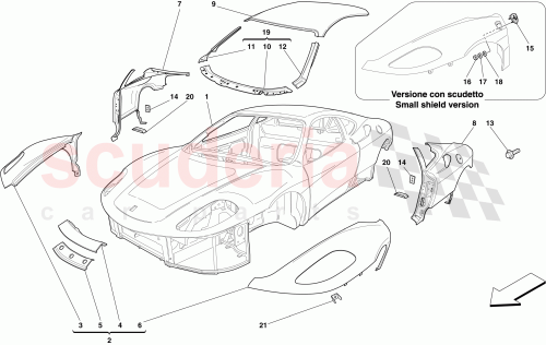 Part Diagram for Ferrari 67763511